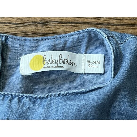 Baby Boden Hedgehog Denim Romper 18-24 months - Picture 3 of 8